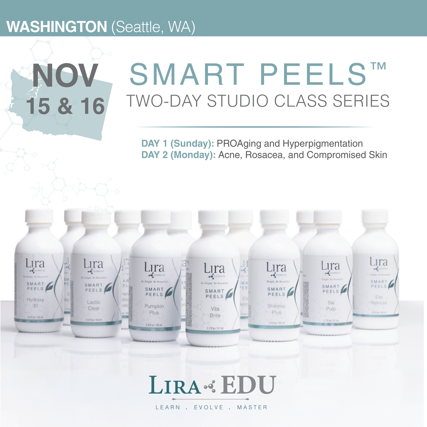 Washington (Seattle): TWO-DAY STUDIO CLASS SERIES (Nov 15-16)