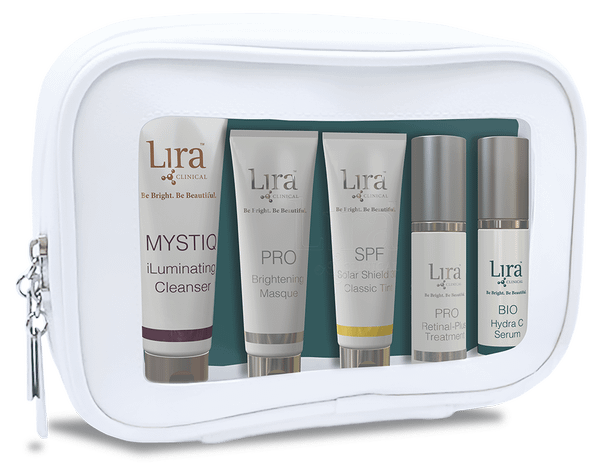Travel bag with 5 products