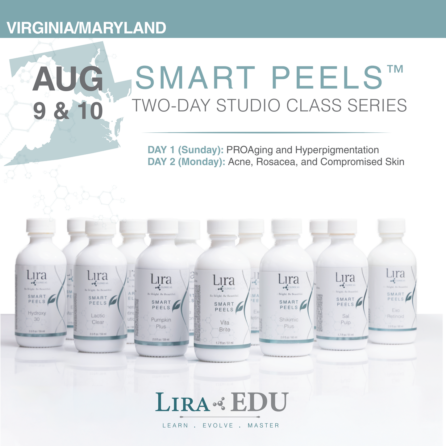 Virginia/Maryland: TWO-DAY STUDIO CLASS SERIES (August 9-10)