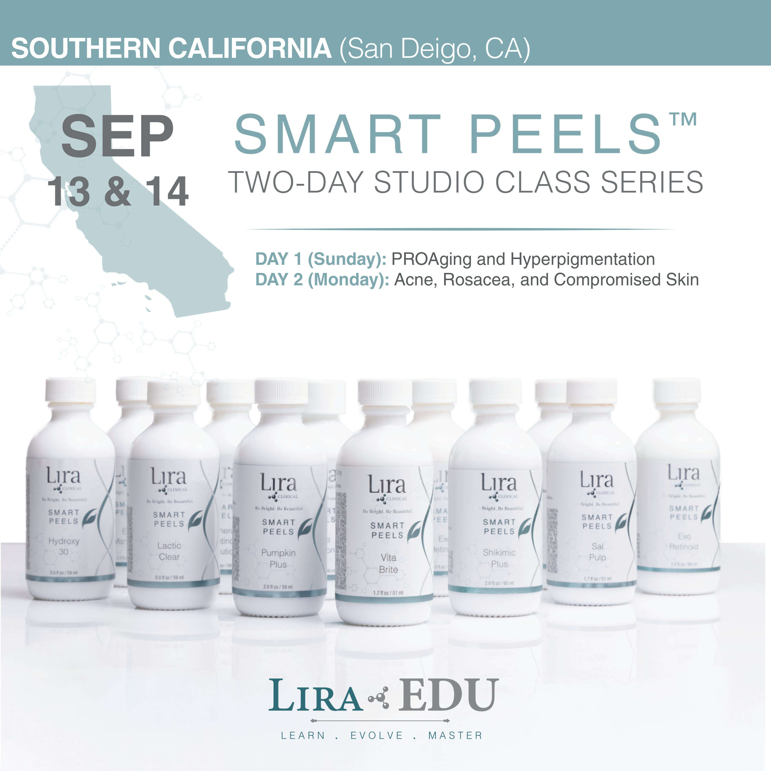 Southern California (San Diego): TWO-DAY STUDIO CLASS SERIES (Sept 13-14)