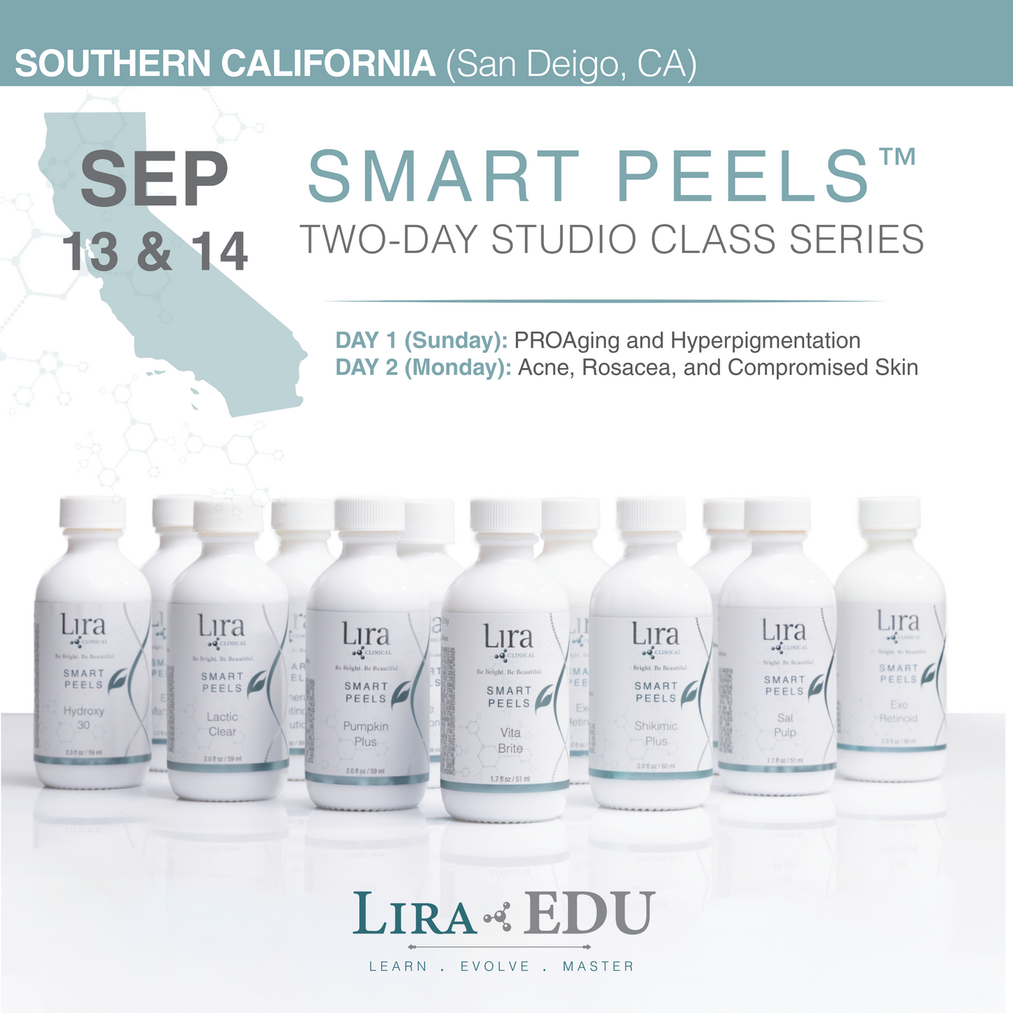 Southern California (San Diego): TWO-DAY STUDIO CLASS SERIES (Sept 13-14)