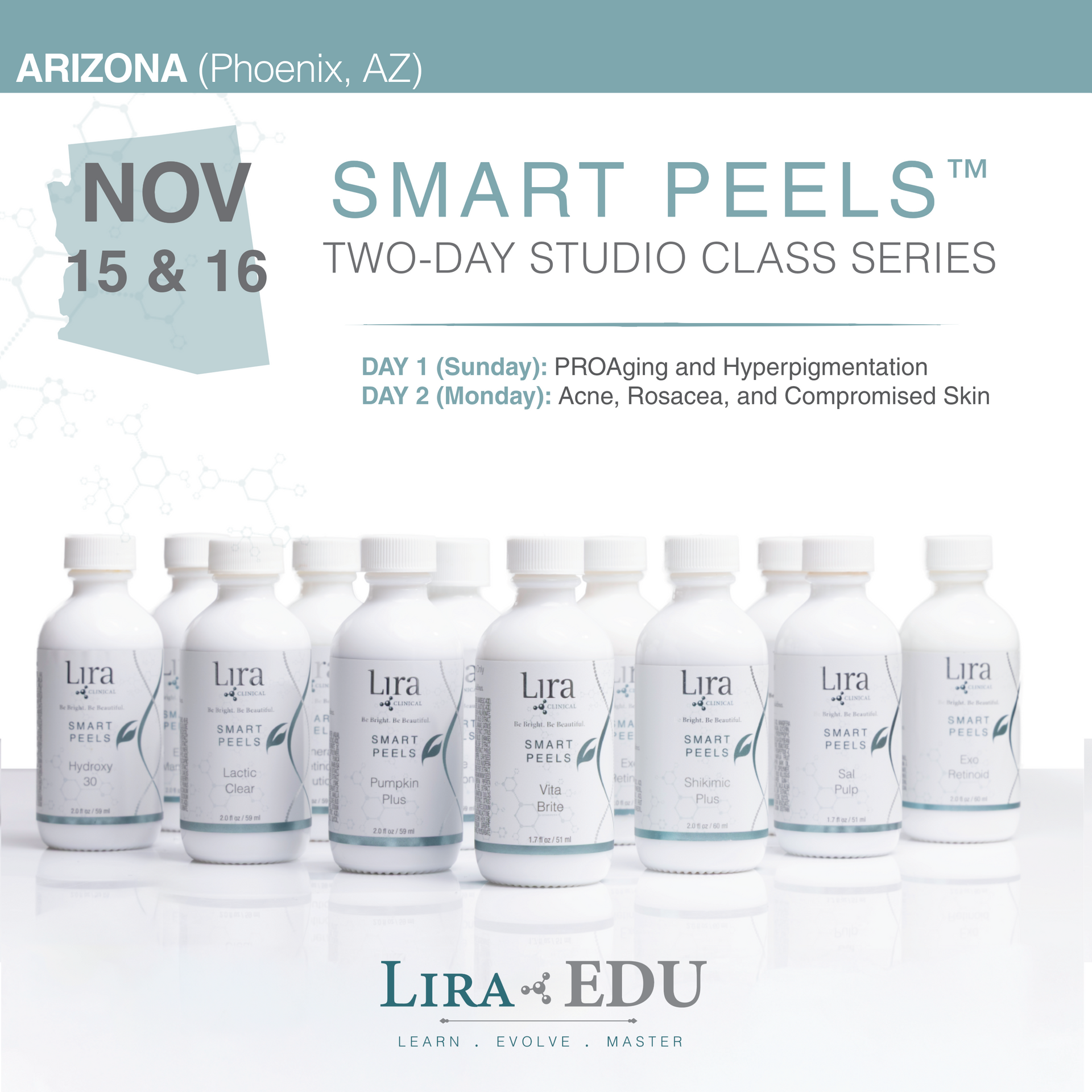 Arizona (Phoenix): TWO-DAY STUDIO CLASS SERIES (Nov 15-16) – Lira
