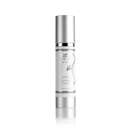 1.69 fl of bottle with matte silver lid and bottom silver DNA PRO C4 Retinol Serum