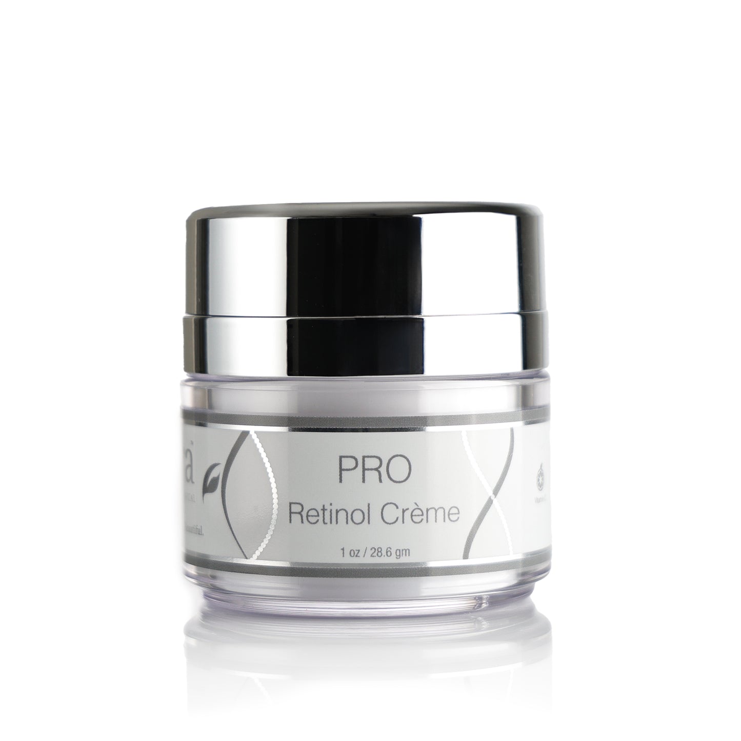 1 oz White Jar PRO Retinol Creme with silver lid