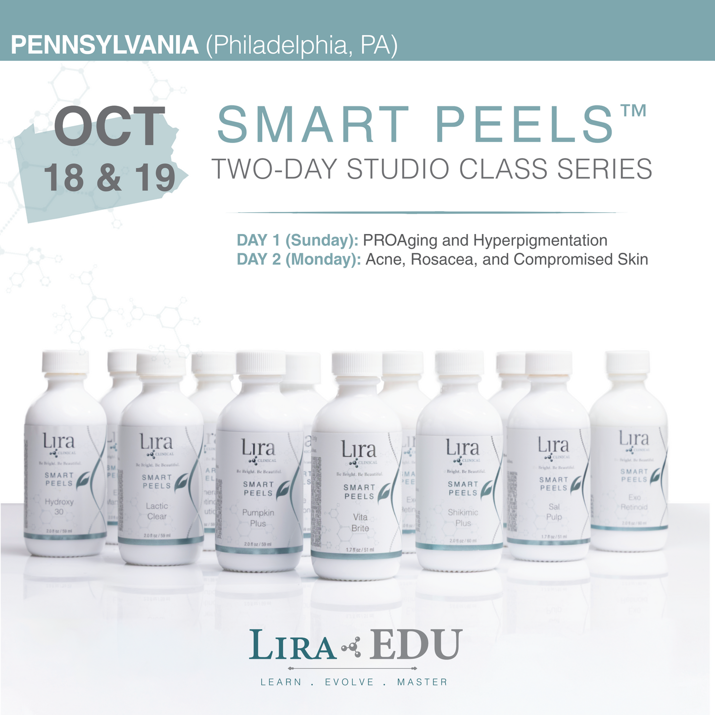 Pennsylvania (Philadelphia): TWO-DAY STUDIO CLASS SERIES (Oct 18-19)